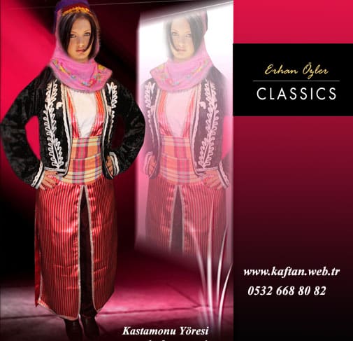 Kastamonu yöresi Bayan folklor kostümü