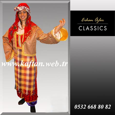 Afyon yöresi bayan folklor kostümü