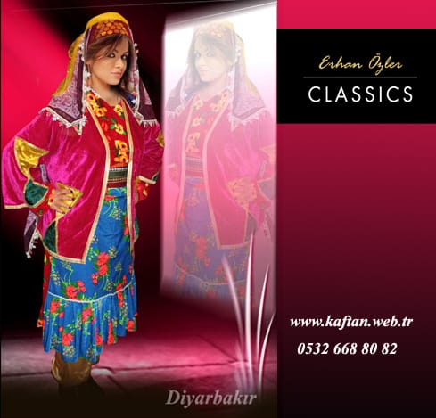 Diyarbakır yöresi folklor bayan kıyafeti