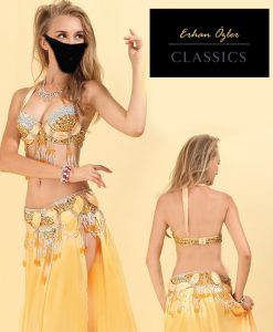 Gold Oryantal kıyafeti
