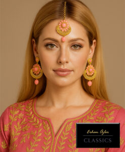 Hint alınlık ve küpe aksesuarı